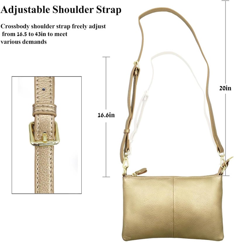 Beurlike Leather Wristlet Wallet Clutch Purses For Women Small Crossbody Phone Bags - Image 4
